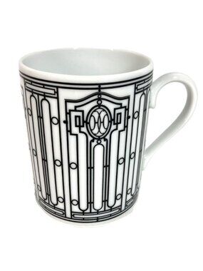 Hermes Mug Deco Ceramic White